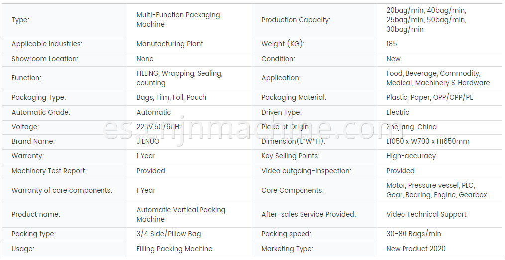 Nylon Tea Bag Vertical Form Fill Seal Machine